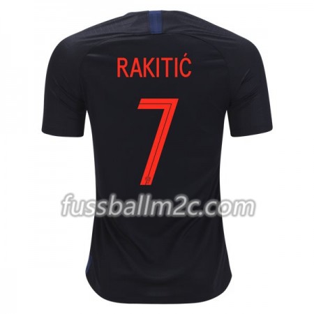 Fußballtrikots Kroatien Rakitic 7 Auswärts Trikotsatz WM 2018